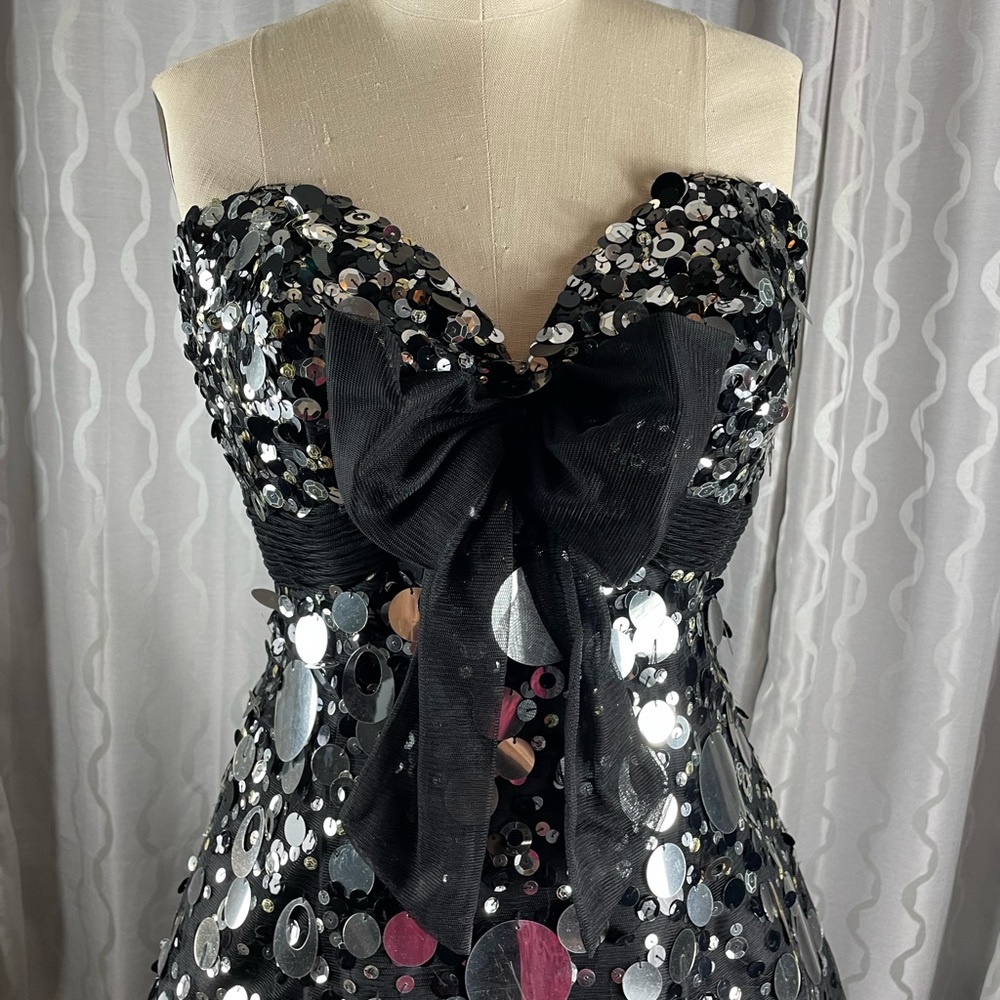 This Jovani dress is very unique.